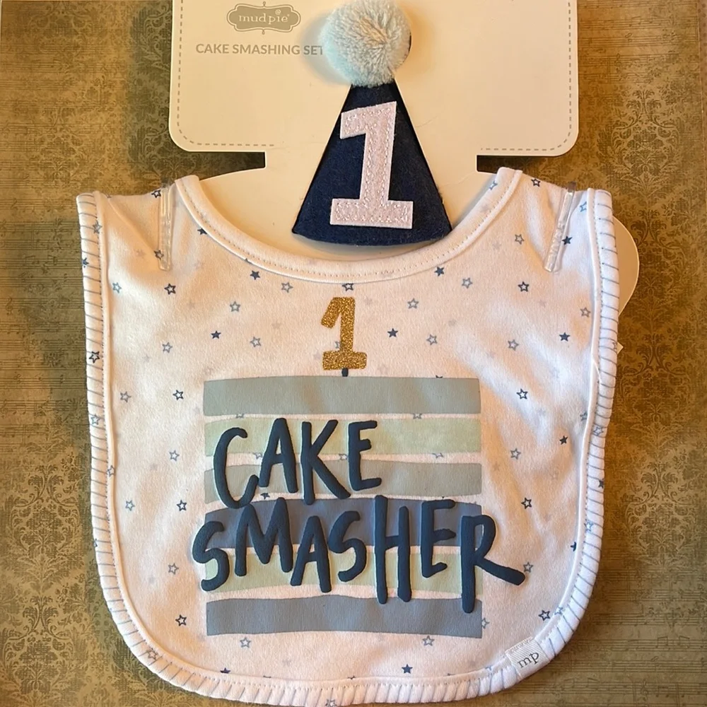 Mud Pie Boy Cake Smasher Set